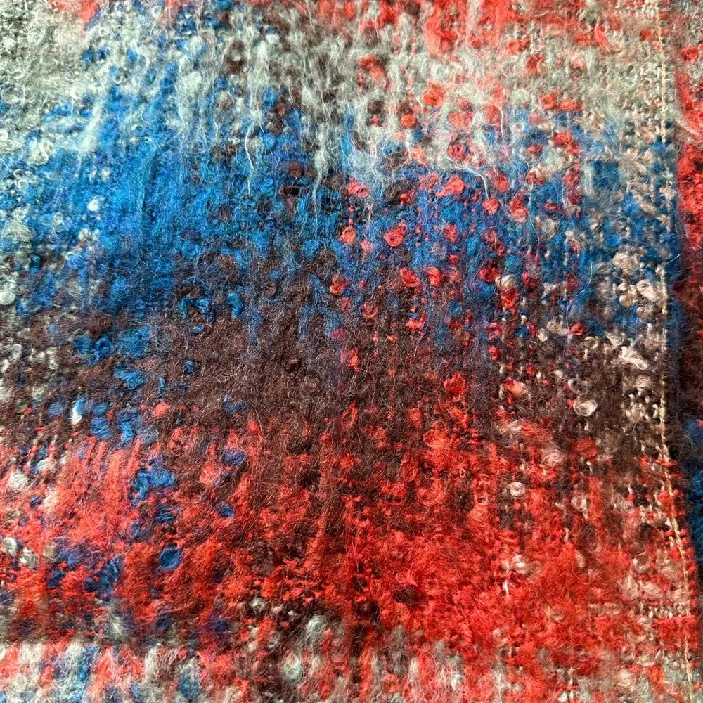 Simons Importation De France 20% Mohair Lightweight Scarf 🧣-Fall colors 🔥